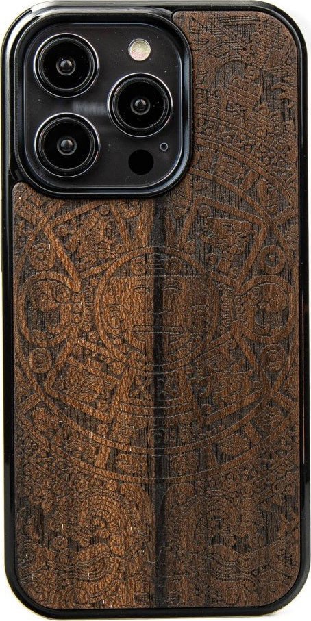 BeWood Drewniane Etui Bewood na iPhone 14 Pro Kalendarz Aztecki Ziricotte