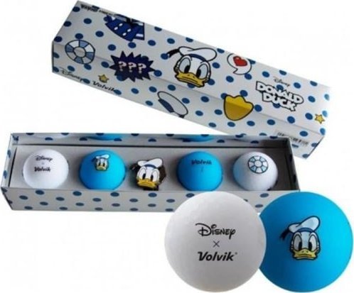 Volvik morele Piłki golfowe VOLVIK DISNEY DONALD PACK (zestaw 4 piłek z markerem)