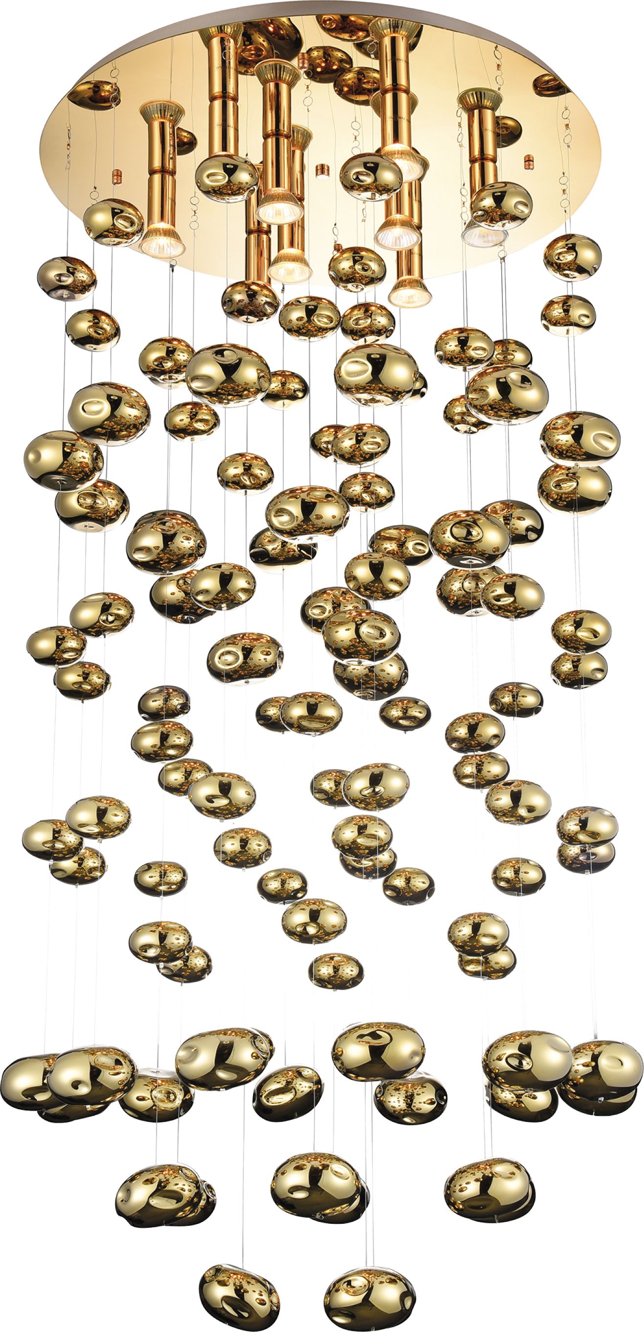 Lampa wisząca Azzardo Lampa sufitowa metalowa do salonu AZzardo Luvia XL AZ3073