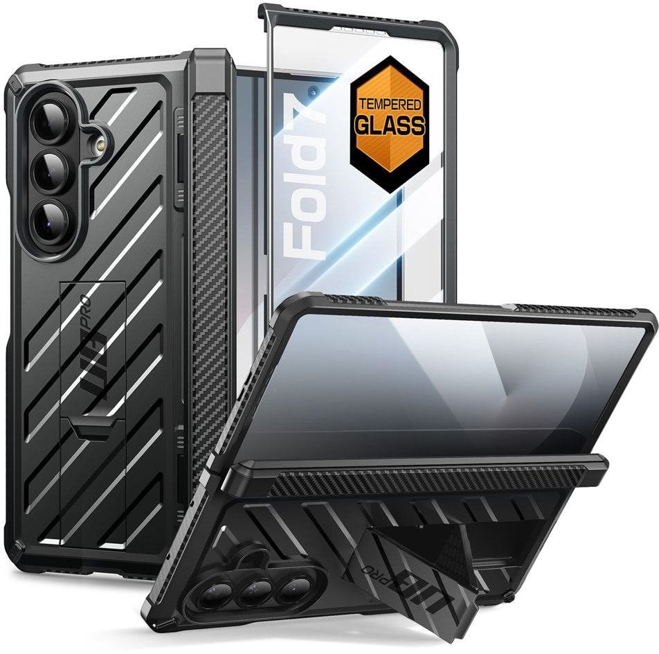Supcase Etui + szkło Supcase UB Pro BackSP 9H do Galaxy Z Fold7 czarne