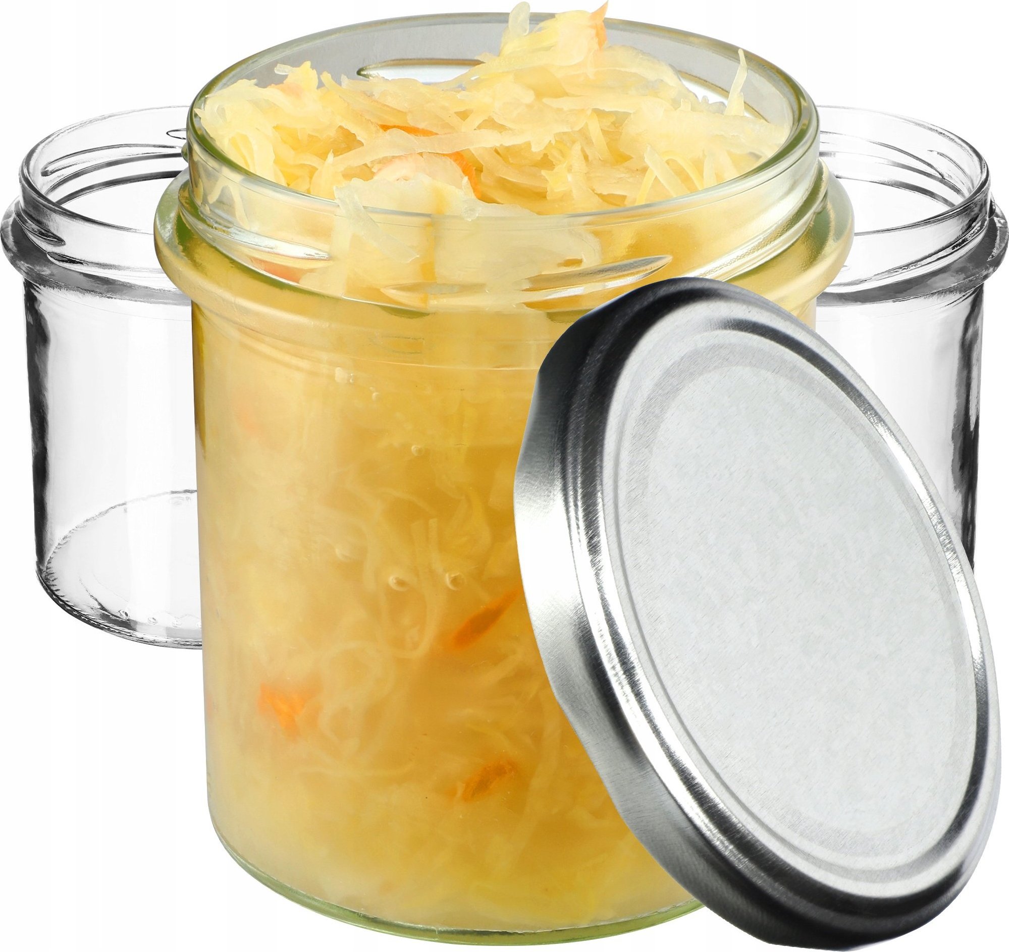 Kadax 100x Słoik 350 ml Na Dżem Miód Mięso Zakrętki fi82