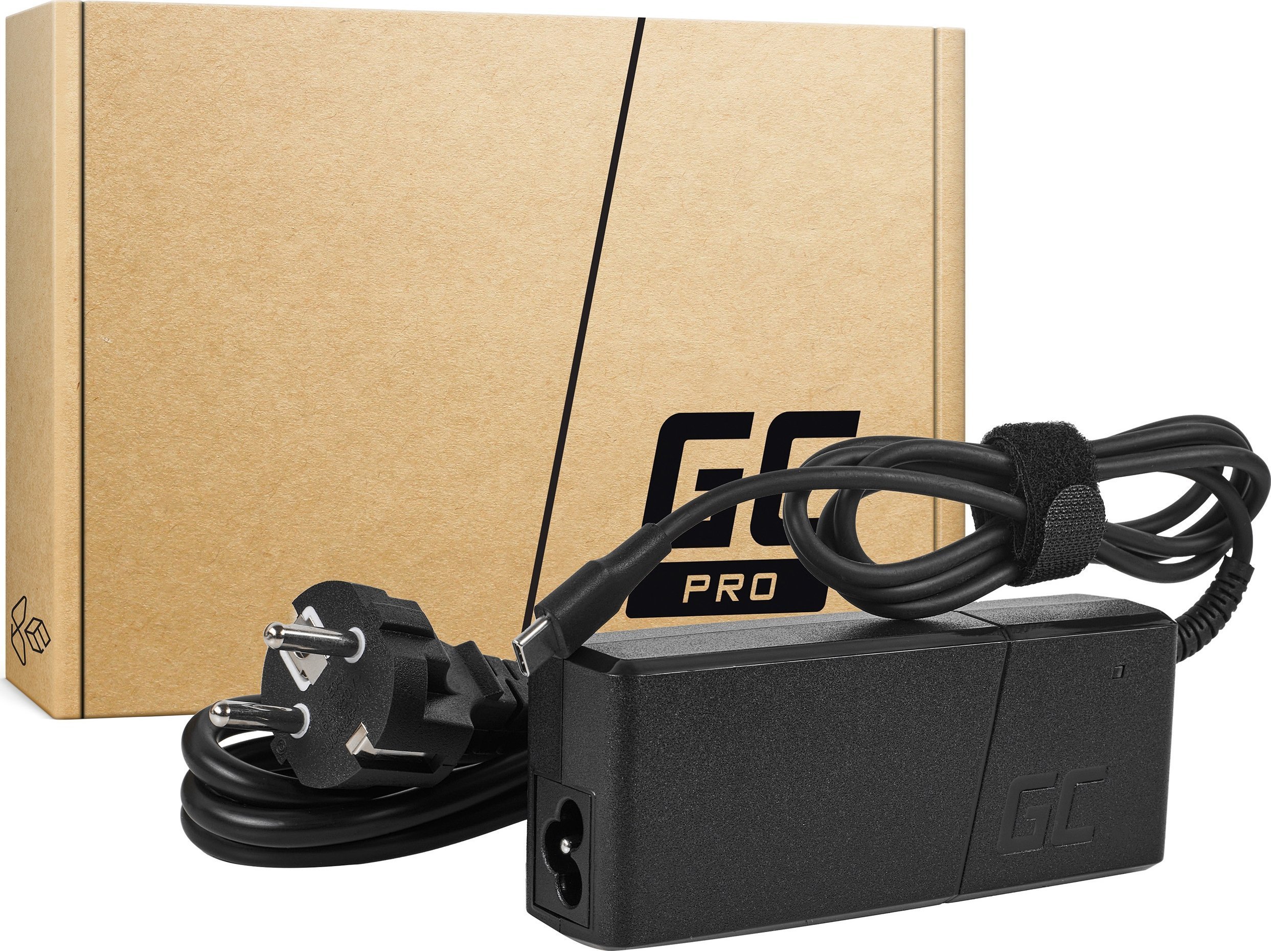 Zasilacz do laptopa Green Cell Zasilacz Ładowarka Green Cell PRO USB-C 90W do laptopów, tabletów, telefonów