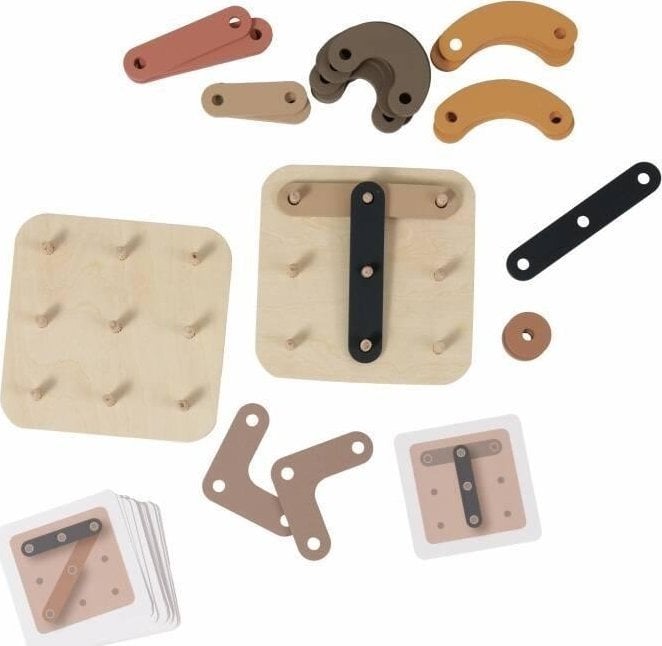 Drewniana zabawka manualna - ??cz i rysuj