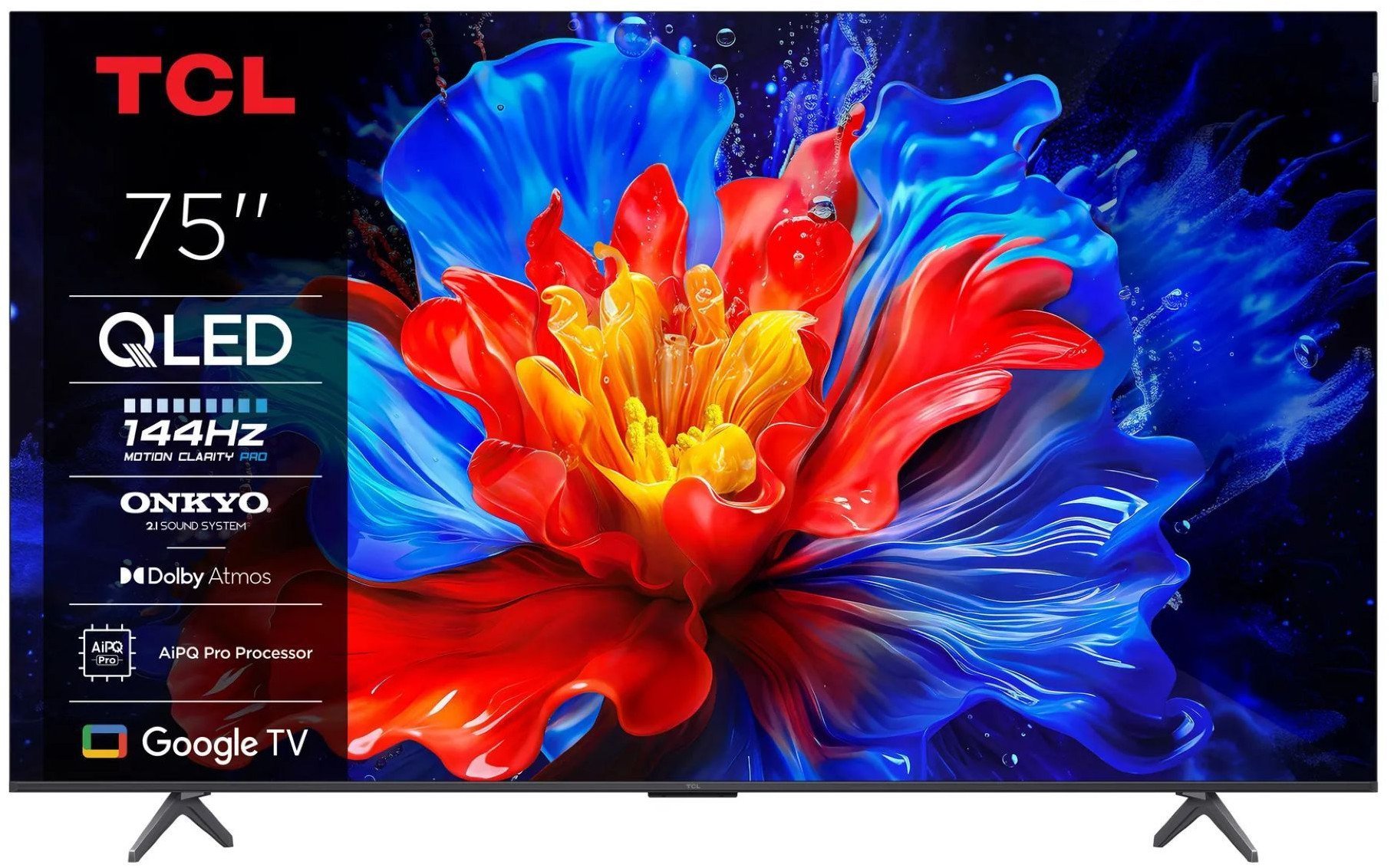Telewizor TCL 75P81K QLED 75'' 4K Ultra HD Google TV