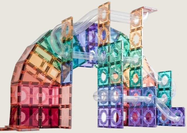 CONNETIX Pastel Ball Run Pack 106 el kulodrom magnetyczny 3+