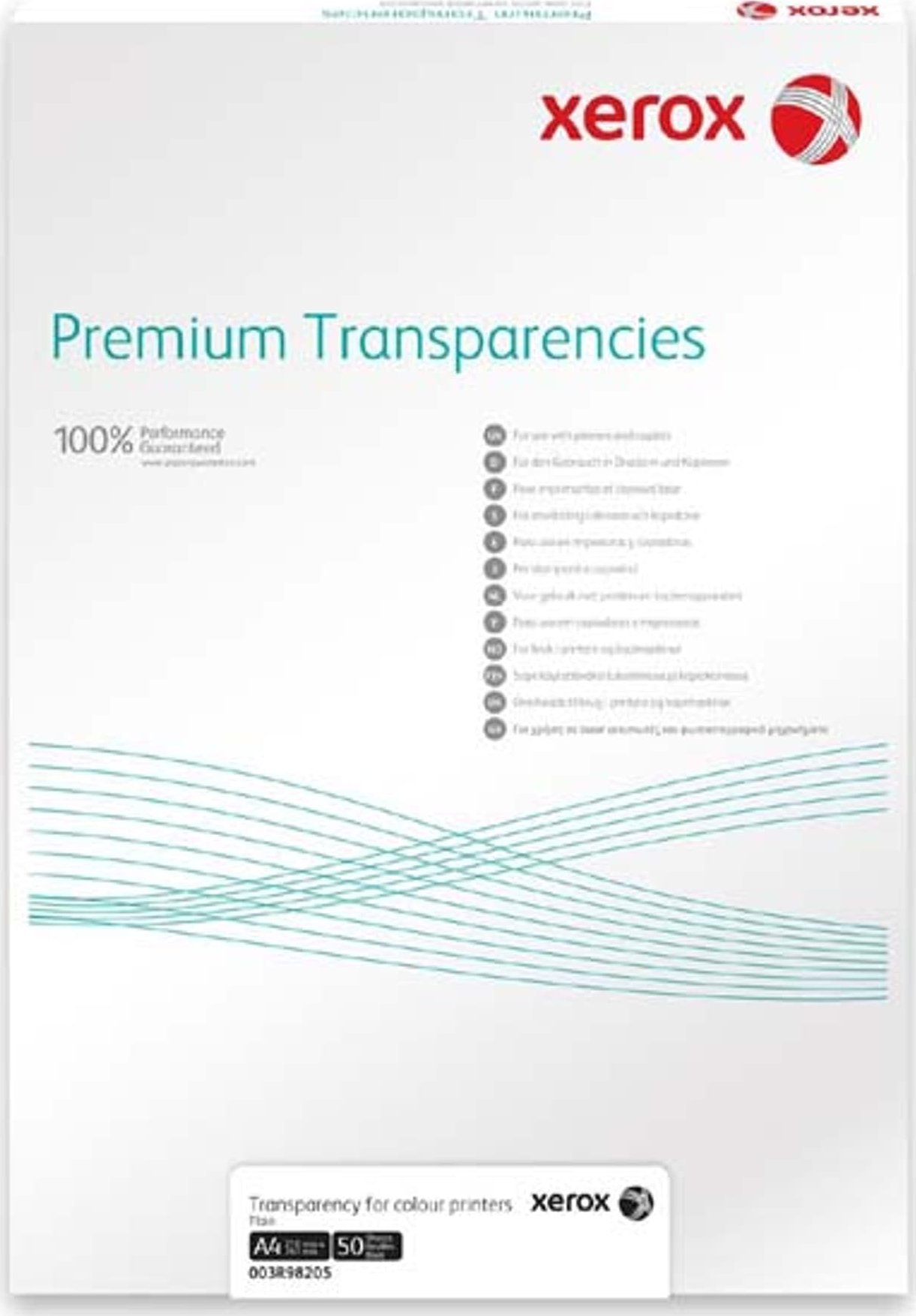 Xerox A4 type cc transparency film - 003R98205