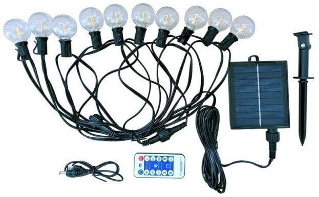 GARLAND SOLAR 10LED 8M 1.12W RGB IP44