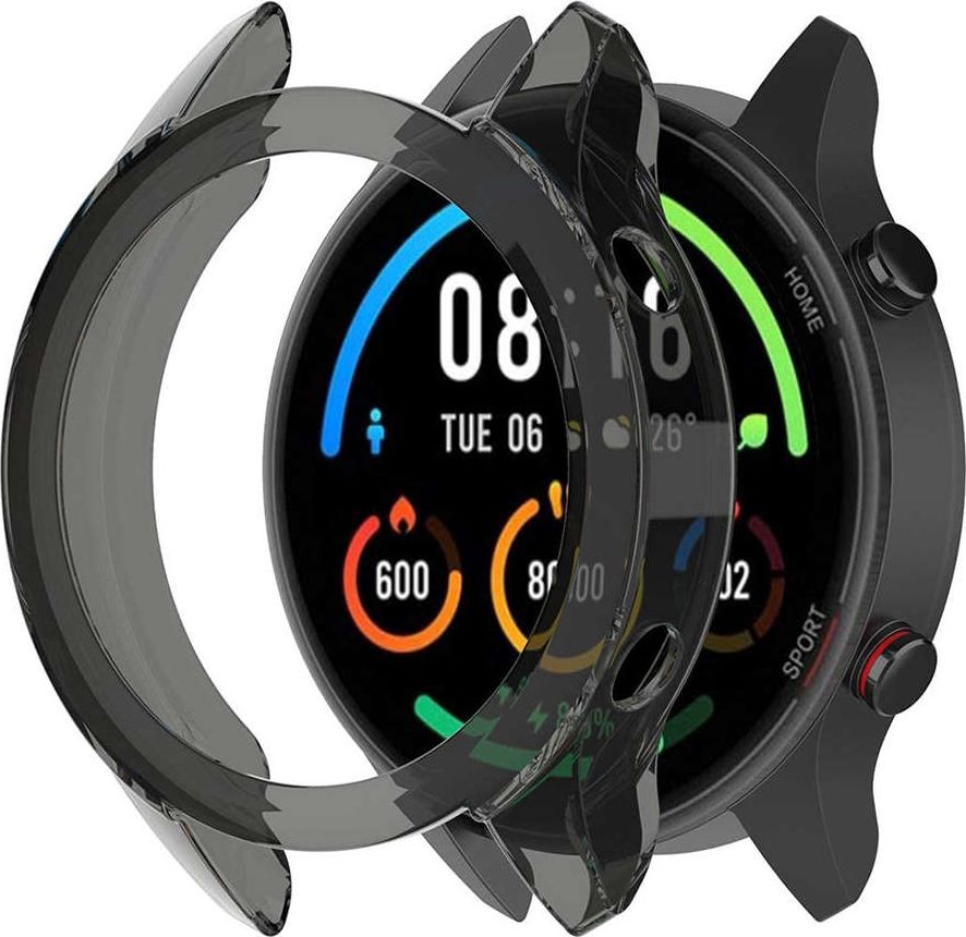 Alogy Etui silikonowe Alogy case do Xiaomi Mi Watch Color Sport Czarne