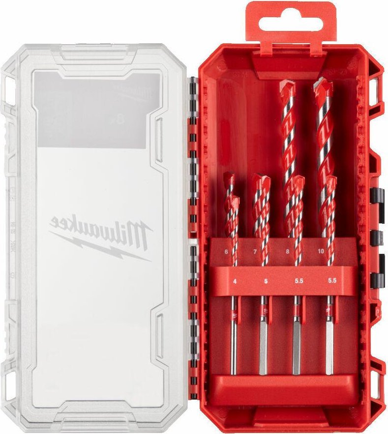 Wiertło Milwaukee MILWAUKEE WIERTŁO DO BETONU TCT KPL.8szt. PREMIUM UK