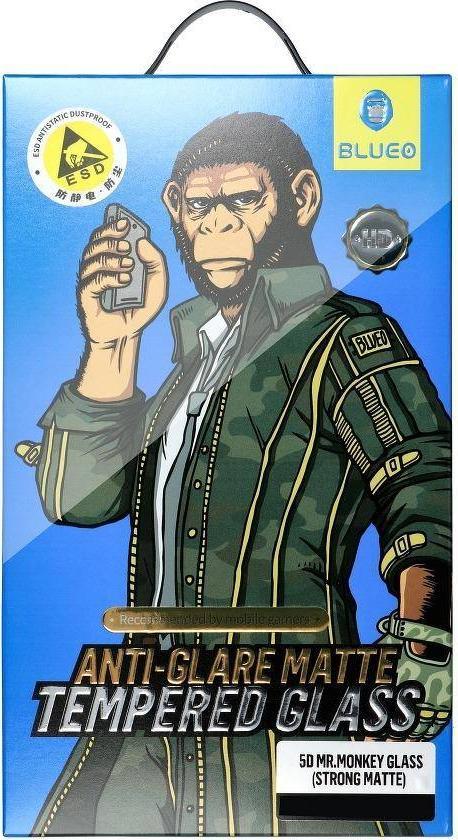 Strong Szkło Hartowane 5D Mr. Monkey Glass - Apple iPhone 13 czarny (Strong Matte)