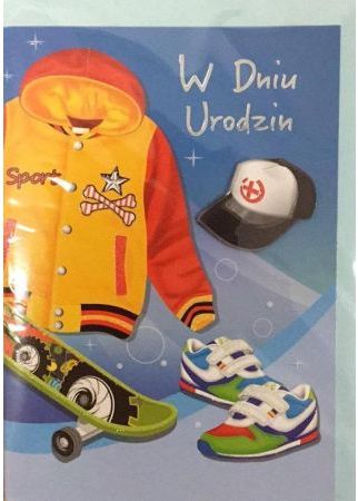 Panorama Karnet urodziny B6 Premium 19 + koperta