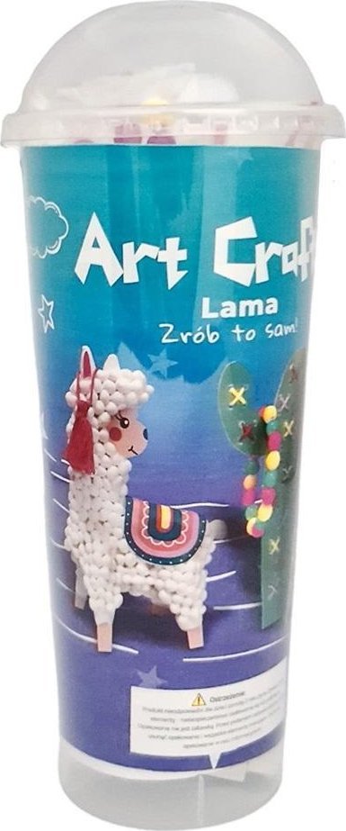 Zestaw DIY w kubeczki. Lama