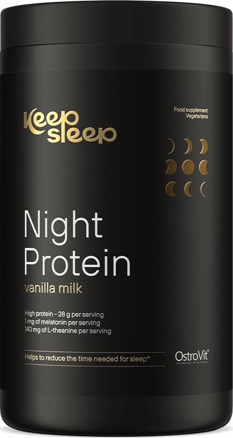 OstroVit OstroVit Keep Sleep Night Protein Białko mleczno-waniliowe - 400 g