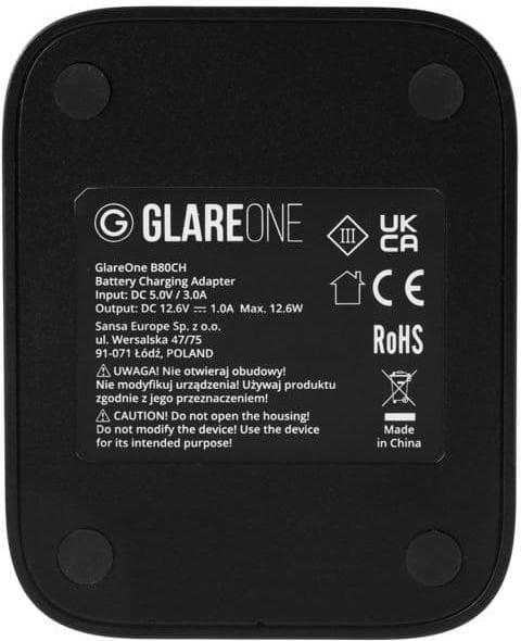 GlareOne B80CH – podstawka do ładowania akumulatora lampy Botis 80
