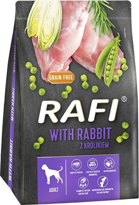 Dolina Noteci DOLINA NOTECI Rafi karma sucha dla psa z królikiem 3kg