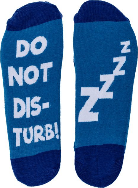 Out of the blue Długie Skarpetki ze Śmiesznym Napisem - DO NOT DISTURB! ZZzz