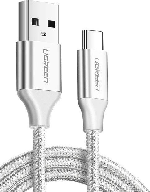 Kabel USB Ugreen USB-A - USB-C 1 m Biały (60131)