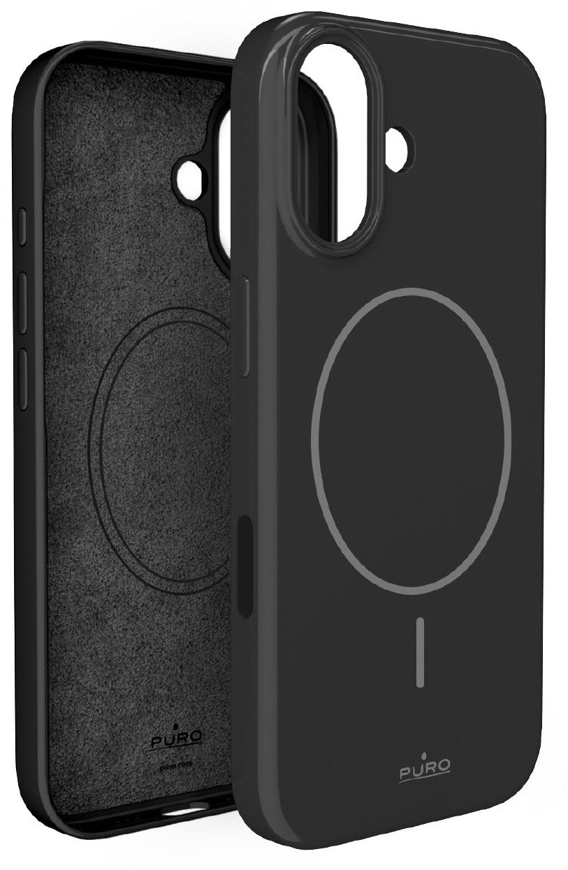 Etui ochronne Puro Pulse na iPhone 17 poliwęglanowe - czarne