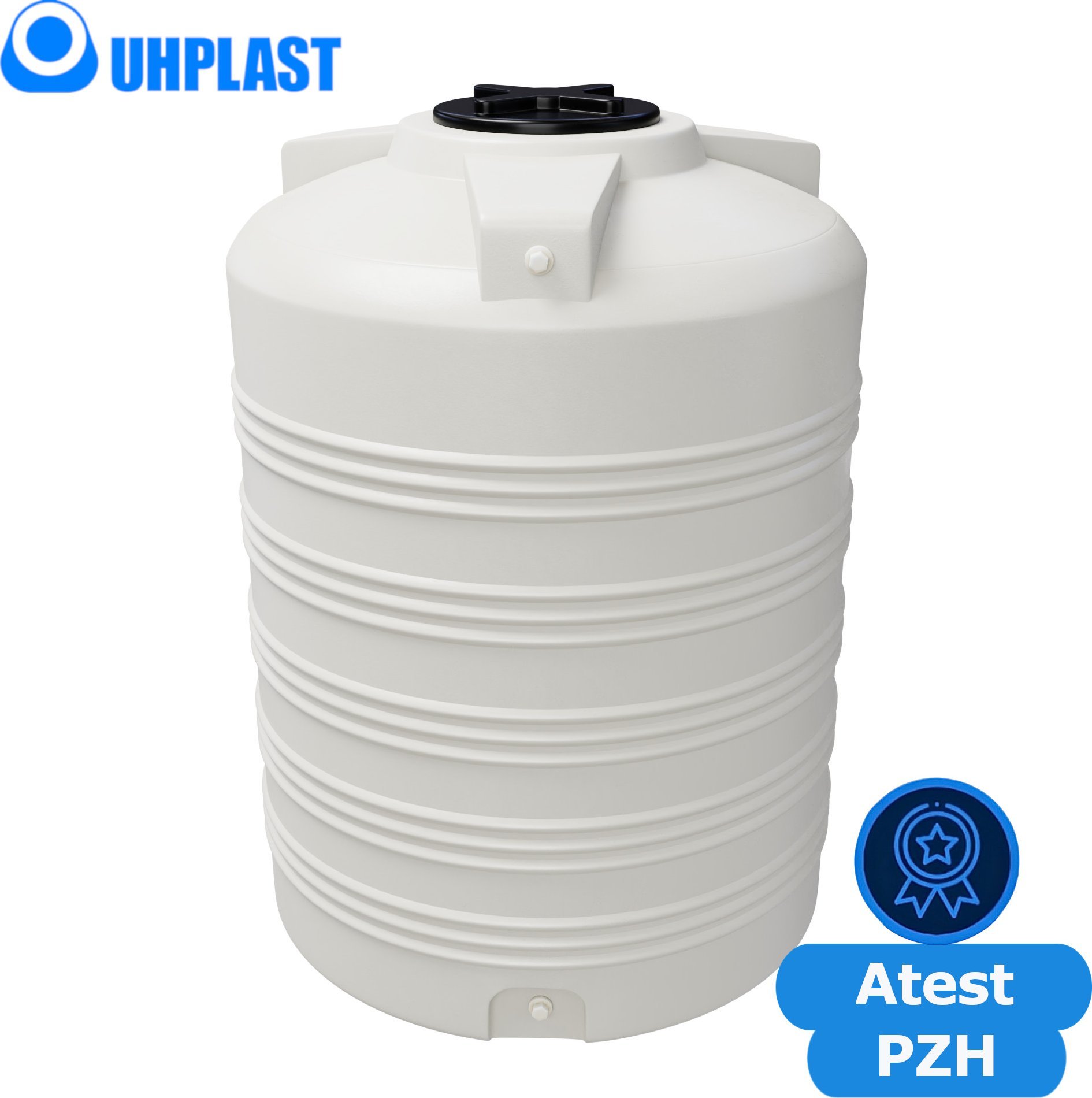 UHP Zbiornik na wodę 1500l UHP VERTICON V-1500 Biały