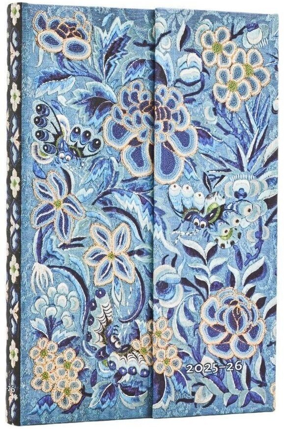 Kalendarz książkowy mini 25/26 18M Blue Willow