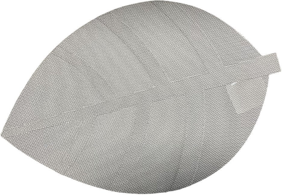 PLACEMAT LEAF D.GREY 30X45CM