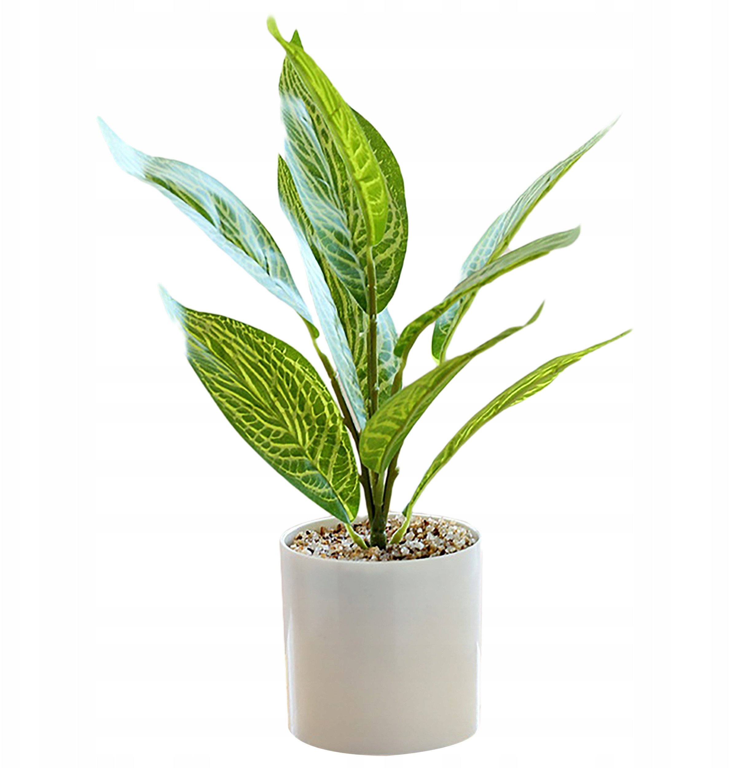 SZTUCZNA Roślina W DONICZCE REALISTYCZNA 34cm KRZACZEK Bonsai DEKORACJA