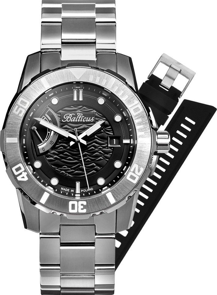 Zegarek Balticus Zegarek męski Balticus BLT-BTAFBL srebrny