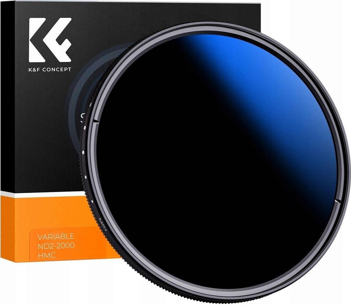 Filtr Kf FILTR 82mm 82 mm K&F CONCEPT Typ FADER SZARY REGULOWANY Nano-C ND2-ND2000 / KF01.2447