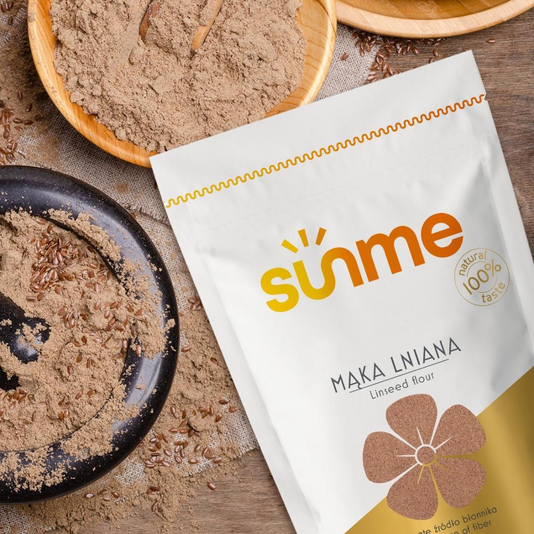 Sunme Mąka lniana 1 kg