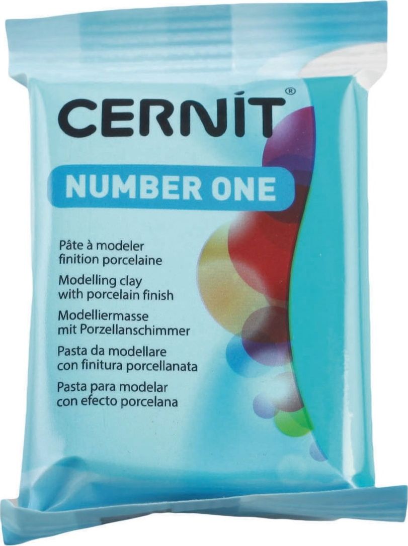 The Clay and Paint Factory Modelina Cernit Turkusowo Niebieska 56 g