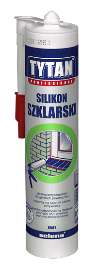 Tytan Silikon szklarski brąz 310ml