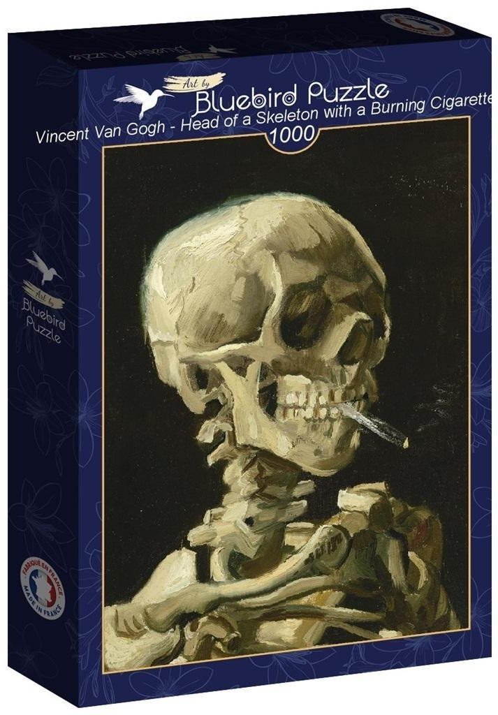 Puzzle 1000 Van Gogh, Głowa szkieletu z płonącym..