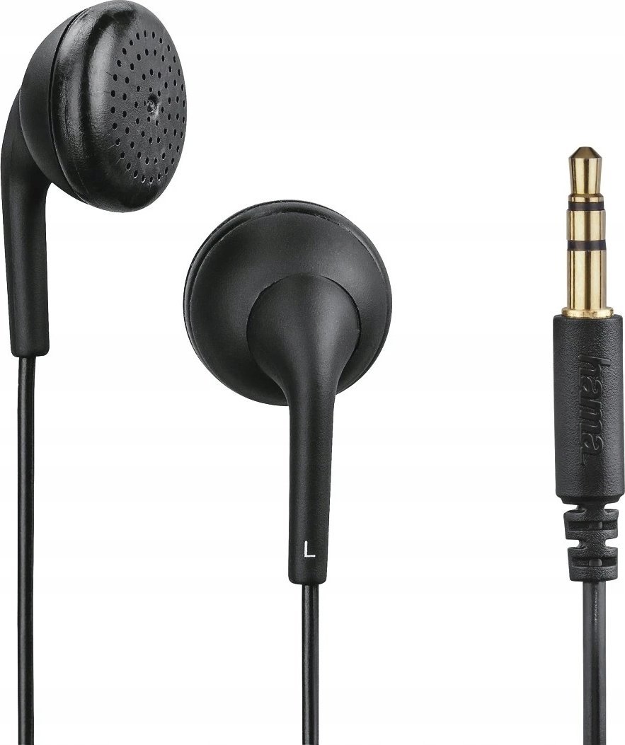 Słuchawki Hama Słuchawki douszne Bubbly Czarne