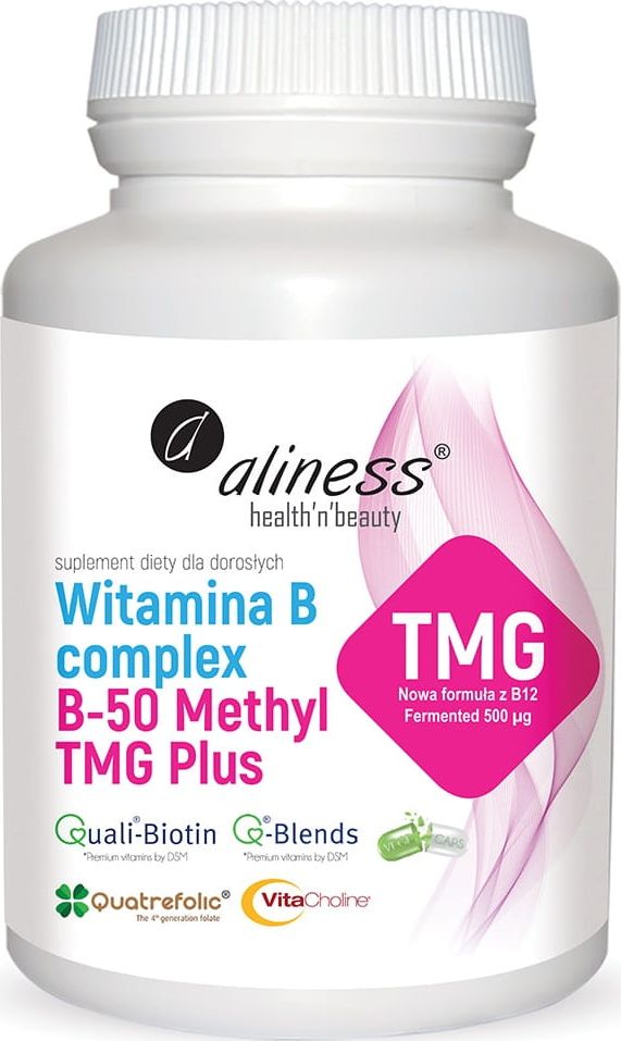 MEDICALINE Aliness, Wit.B50 Methyl TMG Plus, 100 kapsułek