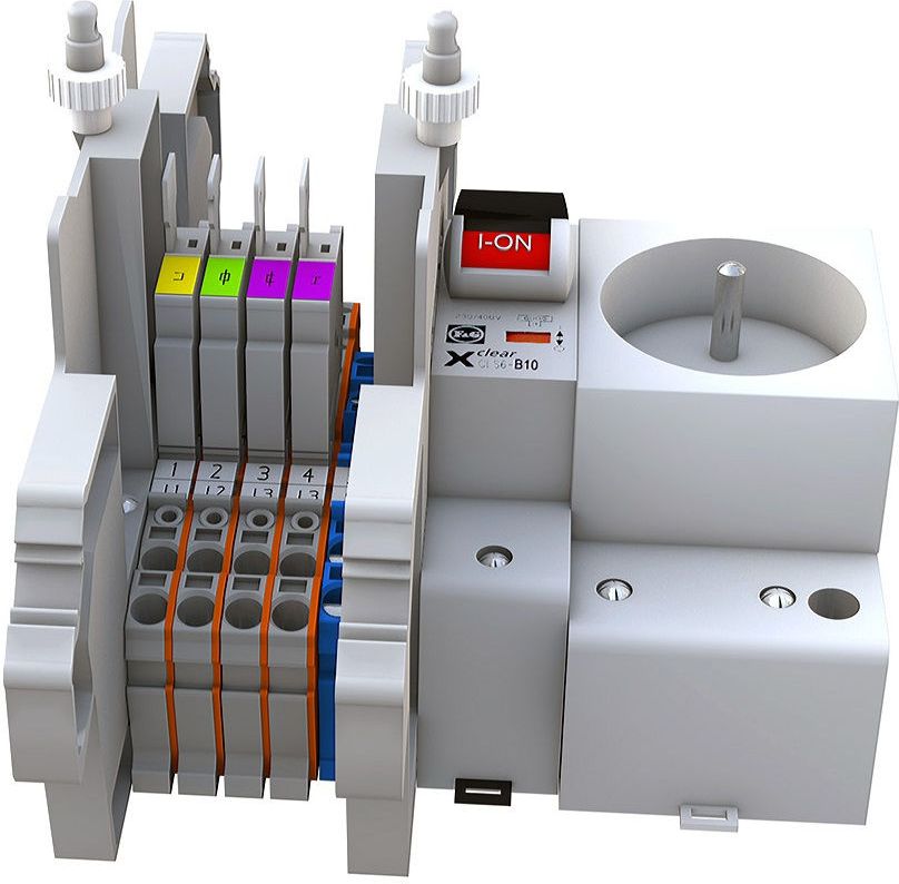 Wago Listwa pomiarowa z zabezpieczeniem i gniazdem jednofazowym (847-1053)