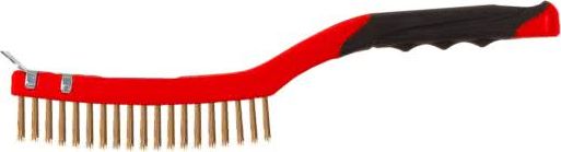 Pro-Line szczotka druciana, mosiądz, 3x19 rzędów, 340mm (32633)