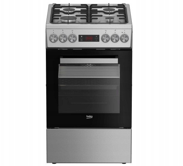 Kuchenka Beko BEKO Cooker | FSM52321DXDT | Hob type Gas | Oven type Electric | Stainless Steel | Szerokość 50 cm | Grilling | Głębokość 60 cm | 60 L
