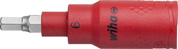 Wkrętakowa końcówka wymienna 3/8" do śrub z gniaz.6-kątnym VDE 6x75mmWiha