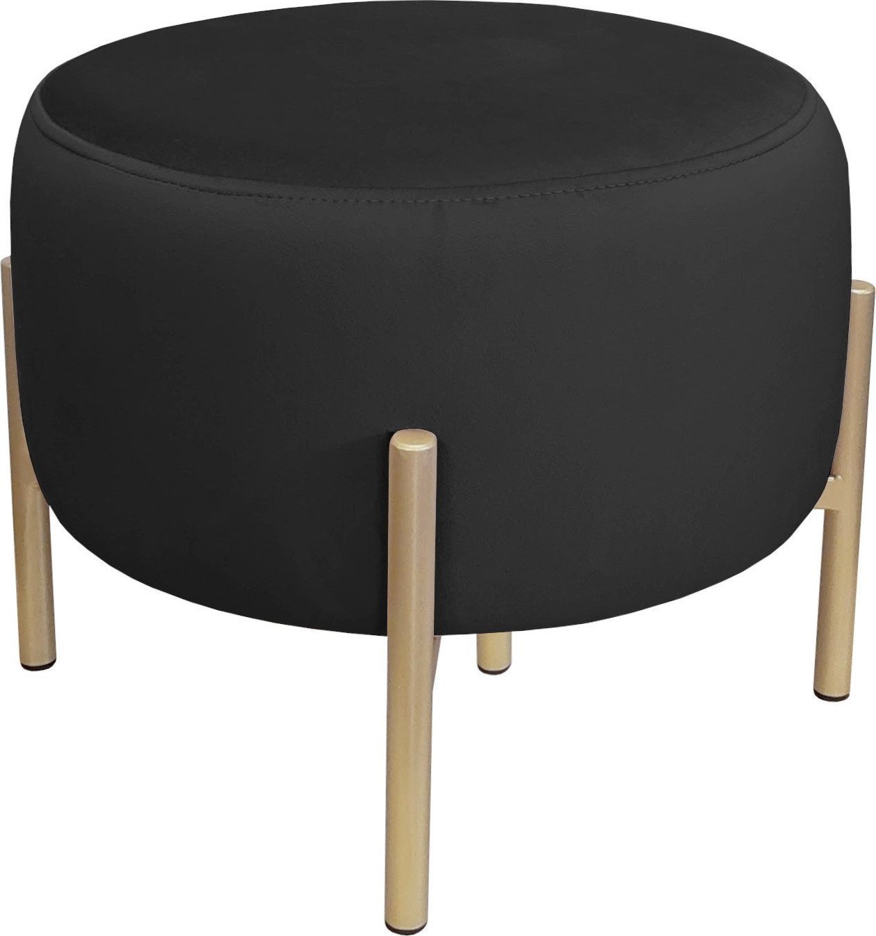 Atos Pufa OLA LOFT ławka podnóżek metal złota MG19