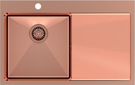 Zlewozmywak Quadron RUSSEL 111 SteelQ PVD miedziany