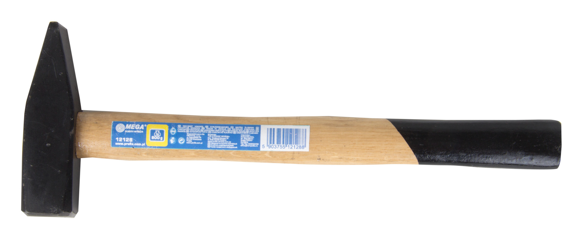 Mega Młotek ślusarski rączka drewniana 400g (12124)