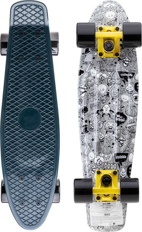 Deskorolka CoolSlide Deskorolka Coolslide Halloumi Yb biało-czara