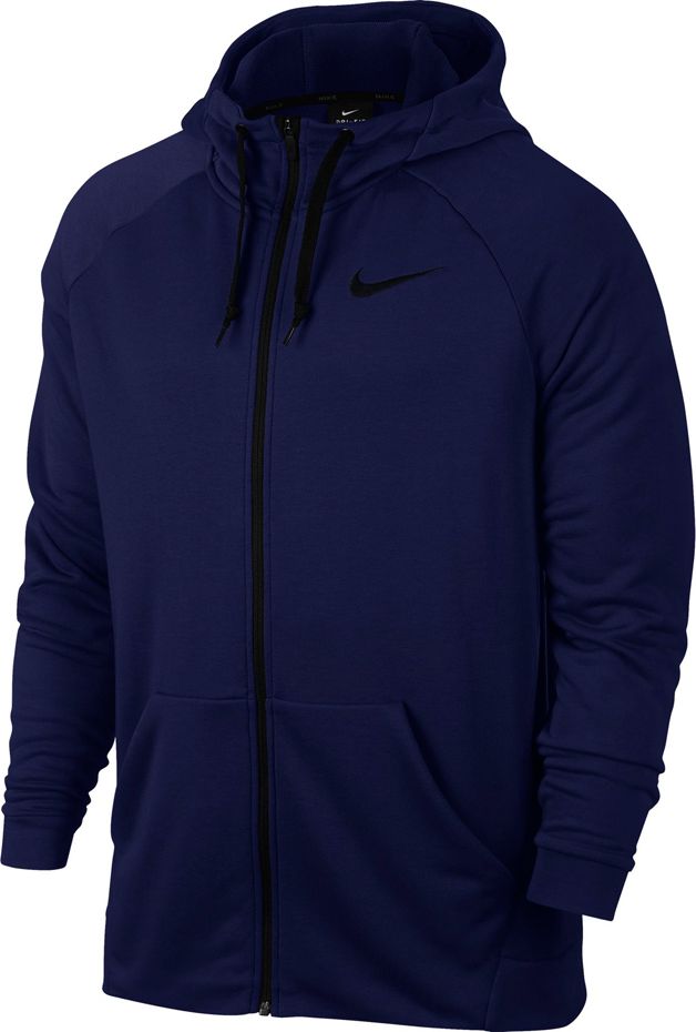 Nike Bluza męska Dry Hoodie Fz Fleece granatowa r. 2XL (860465 492)