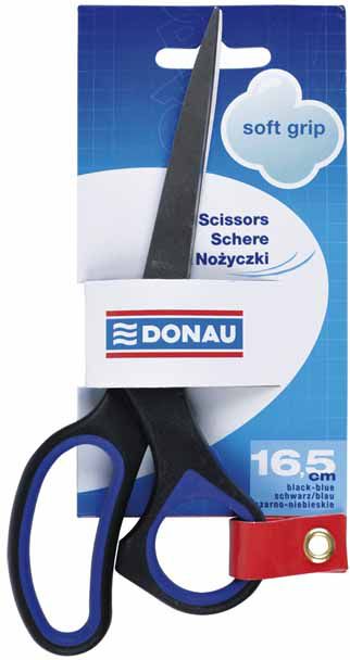 Donau Nożyczki SOFT GRIP 16,5CM (7922301PL-10)