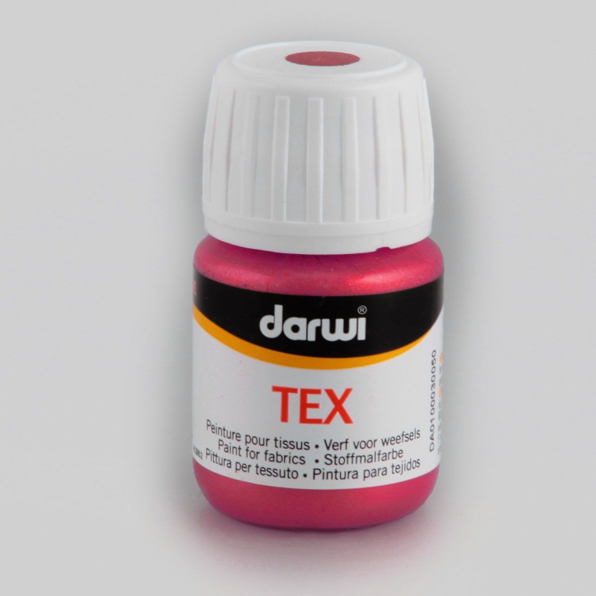 The Clay and Paint Factory Farba do Tkanin 30 ml Perłowo Czerwona