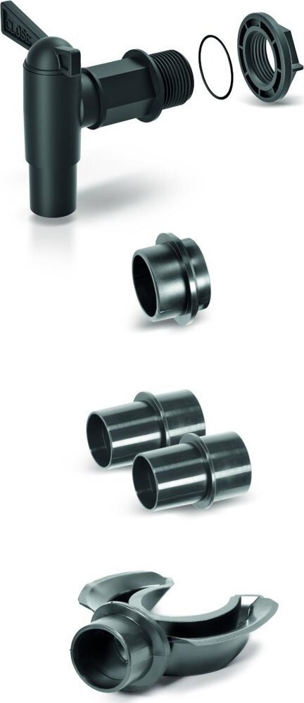 Prosperplast PROSPERPLAST ZESTAW KRAN CANTAP + PRZYŁĄCZE DO DESZCZOWNICY