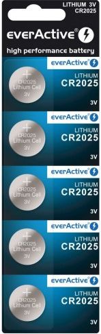 EverActive Bateria CR2025 150mAh 5 szt.