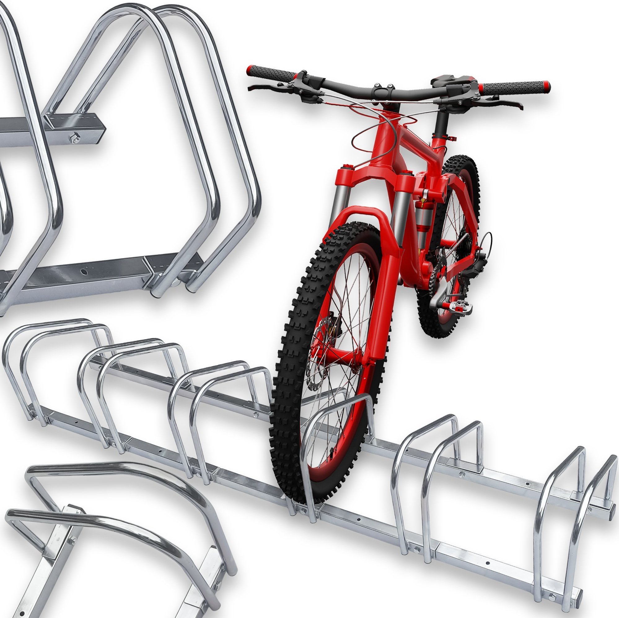 Heckermann Stojak na rower 6 stanowisk Heckermann RC-2832E