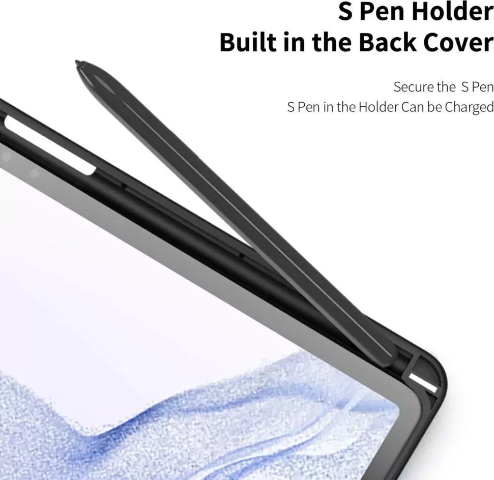 Etui na tablet Dux Ducis Etui Dux Ducis Toby z miejscem na rysik do Samsung Galaxy Tab S9 Plus czarne