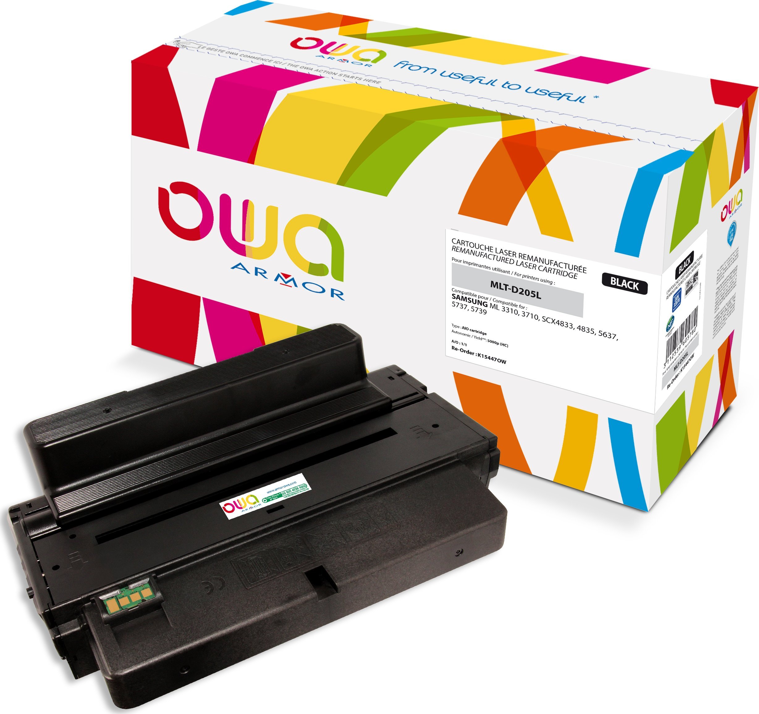 Toner OWA Armor Black Zamiennik MLT-D205L (K15447OW)